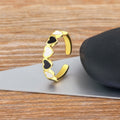 Bague 6 Coeurs Femme Or