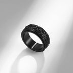 Bague Anneau Anti-Stress Tournant Oeil noir