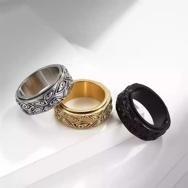 アンチストレス回転リング アイ ゴールド