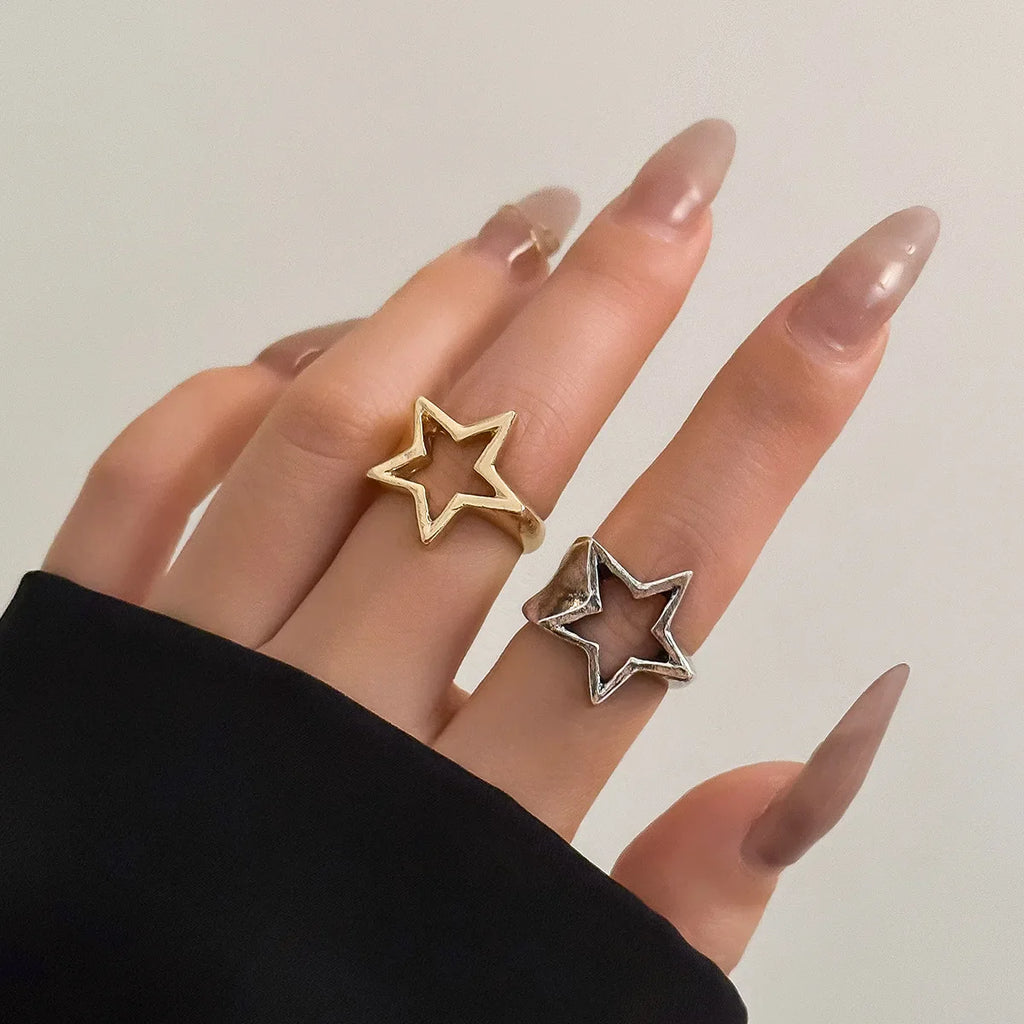 レディース向け スターリングシルバー風スターリングのリング