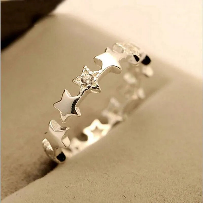 Bague Anneau pour Femme Etoiles