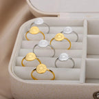 Bague Anneau Soleil Femme argent