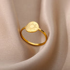 Bague Anneau Soleil Femme or