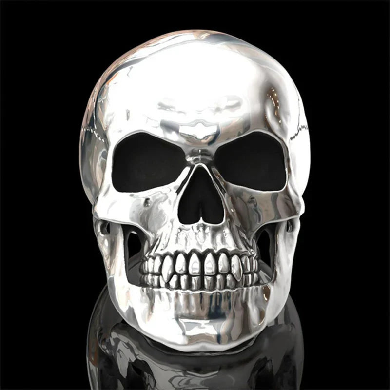 Bague Anneau Tête de Mort Gothique