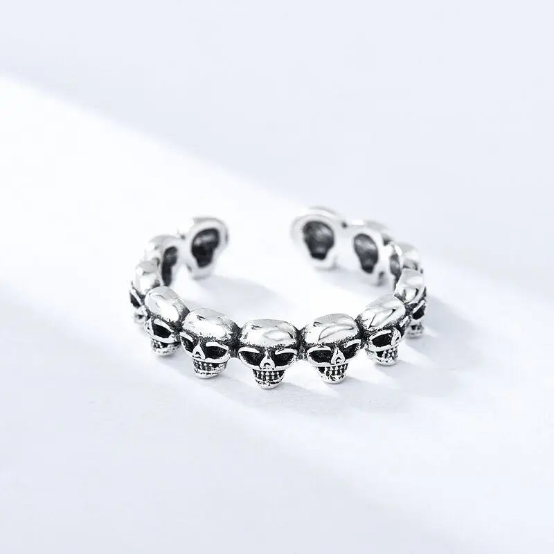 Bague Anneau Têtes de Morts