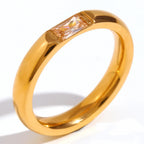 Bague avec pierre de naissance sertie pour femme novembre