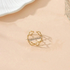Bague avec Trèfles à 4 Feuilles Porte Bonheur