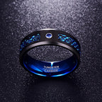 Bague Celtique homme bleu