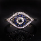 Bague Contre le Mauvais Oeil Bleu Grec Turc Matiasma Mataki