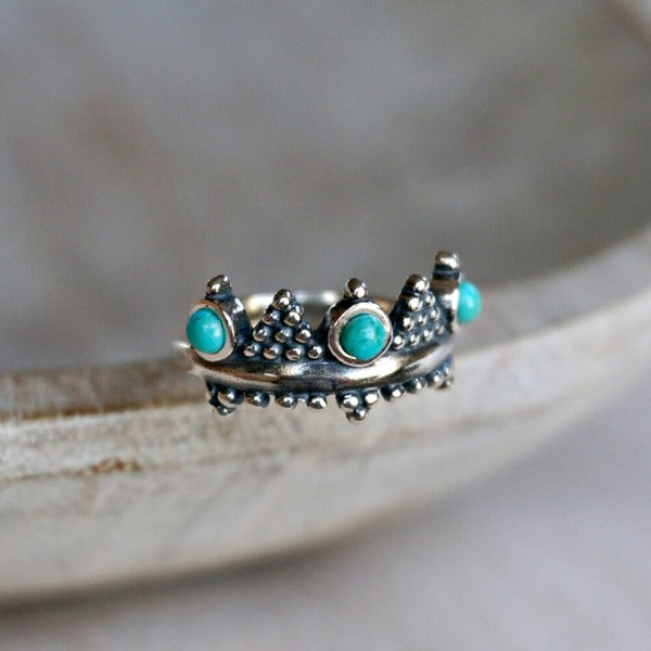 Bague Couronne Ethnique
