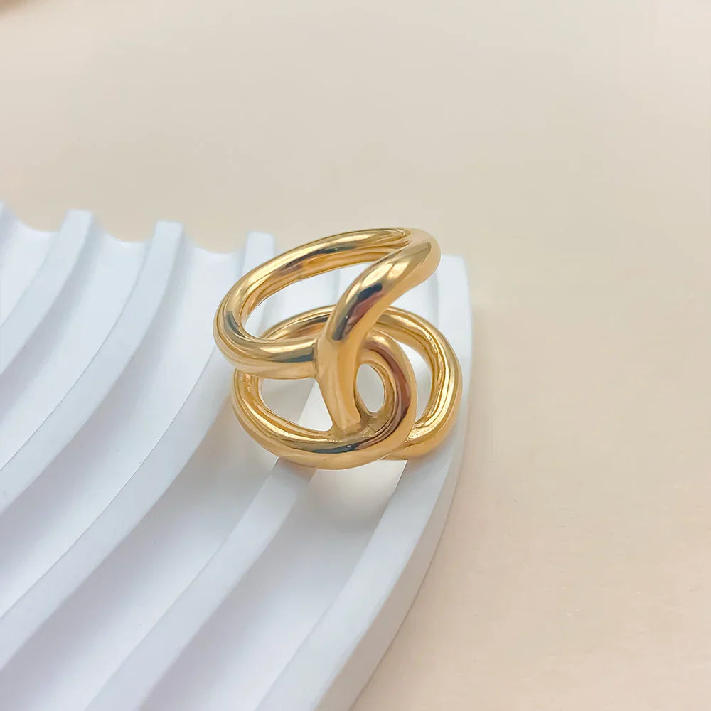 Bague originale noeud or