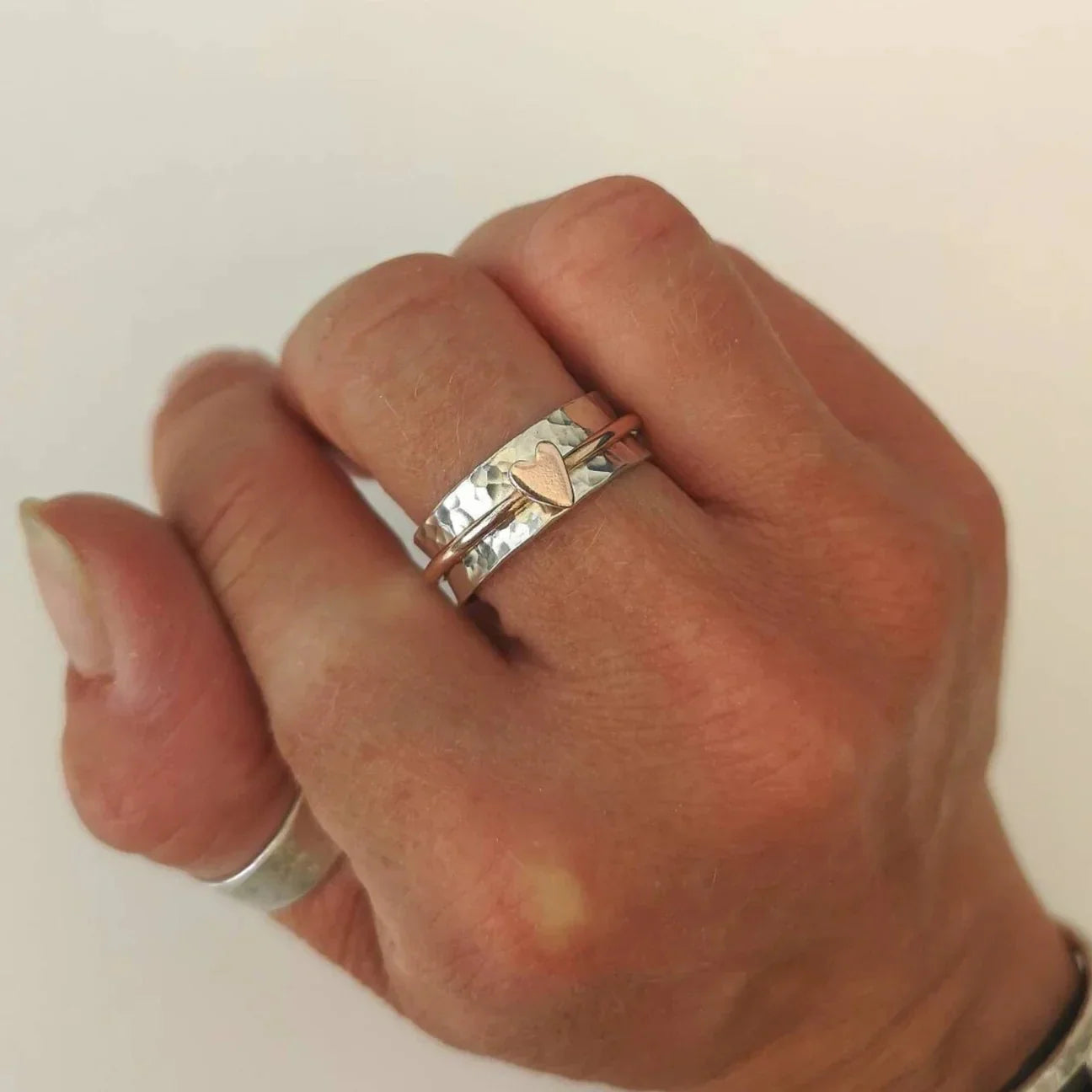 Bague Petit Coeur Coloré
