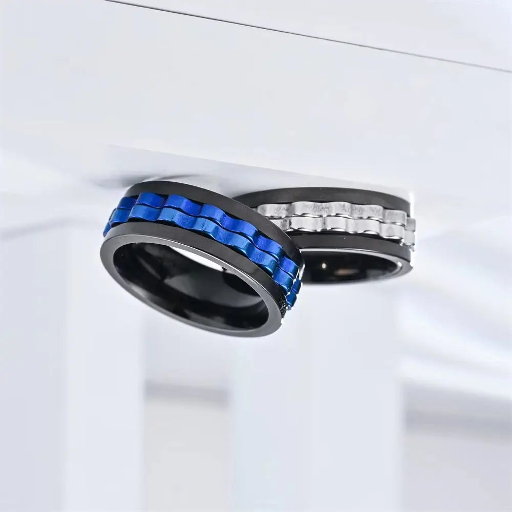 Bague Rotative contre l'Anxiété pour Homme 1