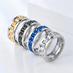 Bague Rotative contre l'Anxiété pour Homme