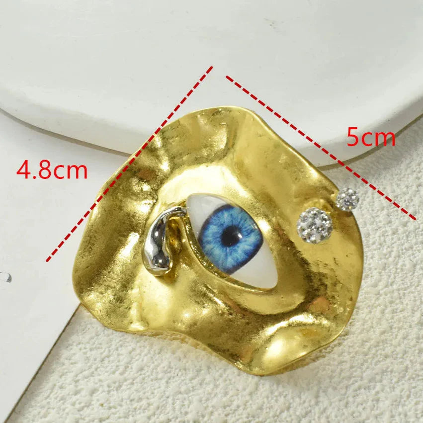 Bague Style Baroque Contre le Mauvais Oeil