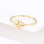 Bague Trèfle à 4 Feuilles or