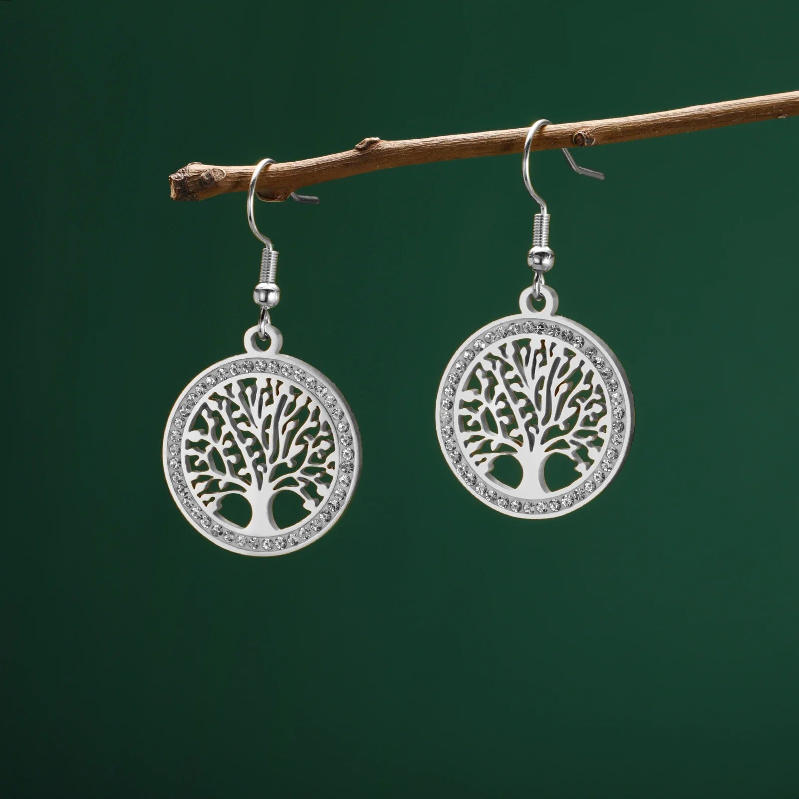 Boucle d'Oreille Arbre De Vie