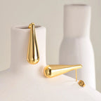 Boucles d'Oreilles Clou Fine Goutte d'Eau