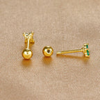 誕生石スタッドピアス