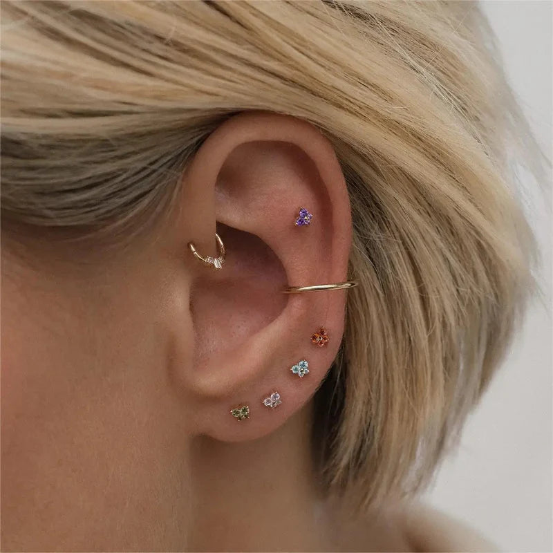 誕生石スタッドピアス