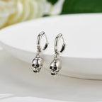 Boucles d'Oreilles Créoles Crâne