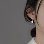 マーガレットフラワー フープピアス a