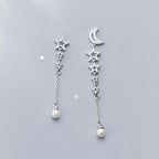 星型ピアス シルバー