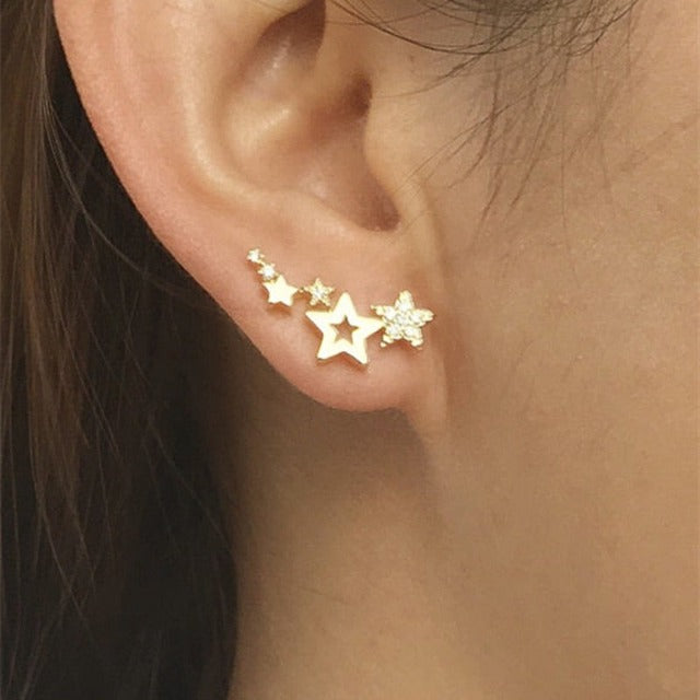 スターピアス（ゴールド）