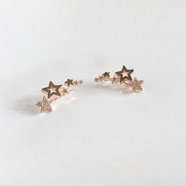 スターピアス（ローズゴールド）