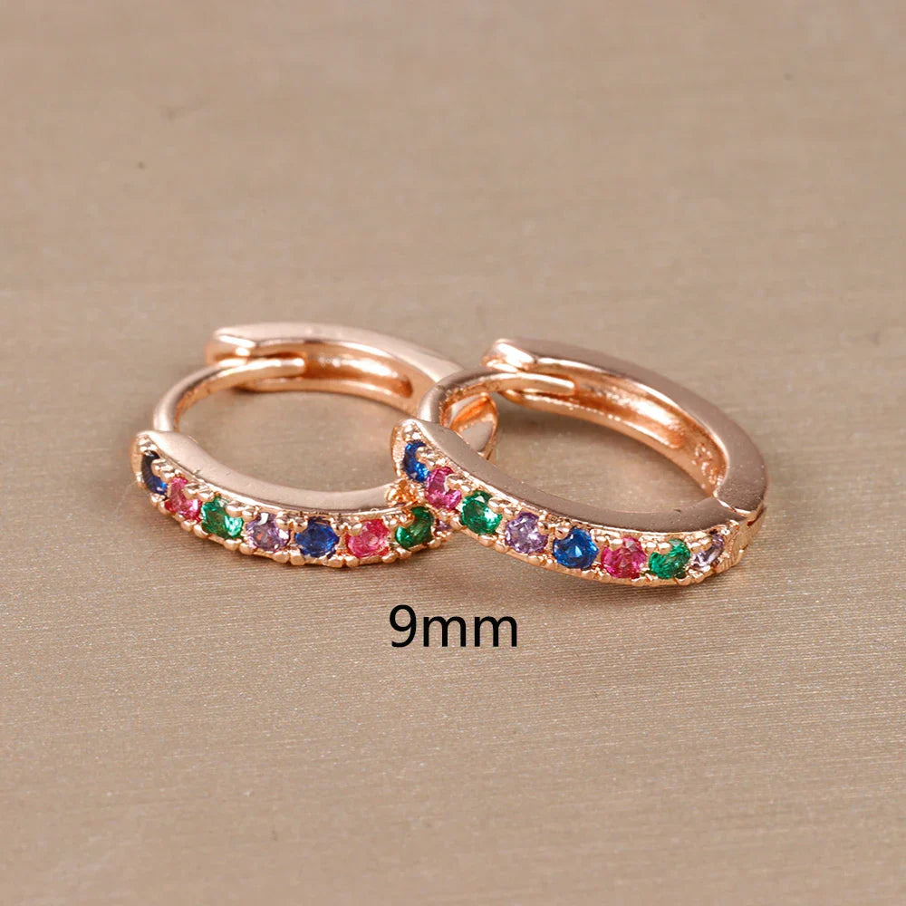 レディース レインボー ピアス