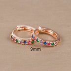 レディース レインボー ピアス