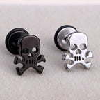 レディース スカルピアス 