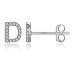 イニシャルピアス シルバー d