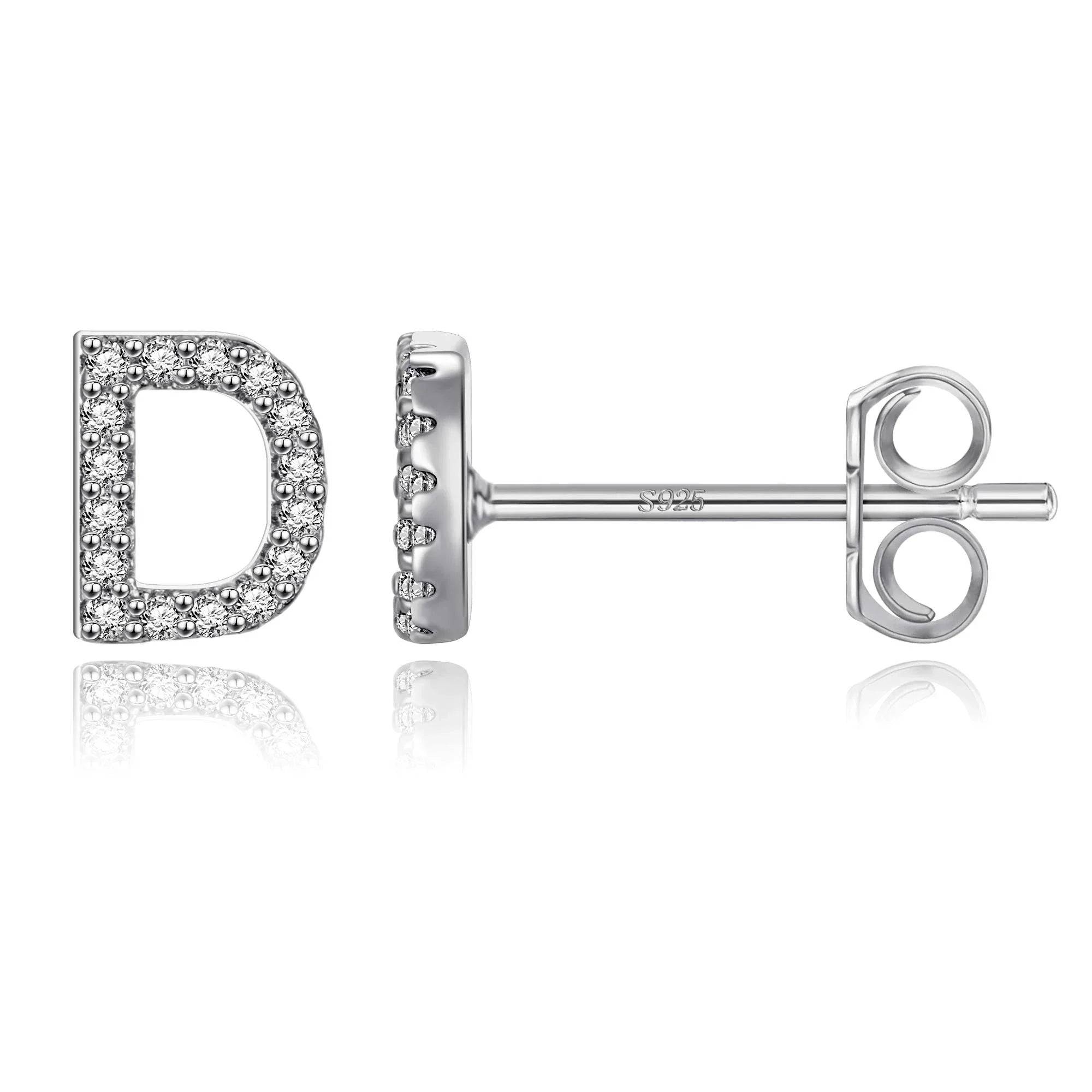 イニシャルピアス シルバー d
