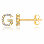 イニシャルピアス ゴールド g
