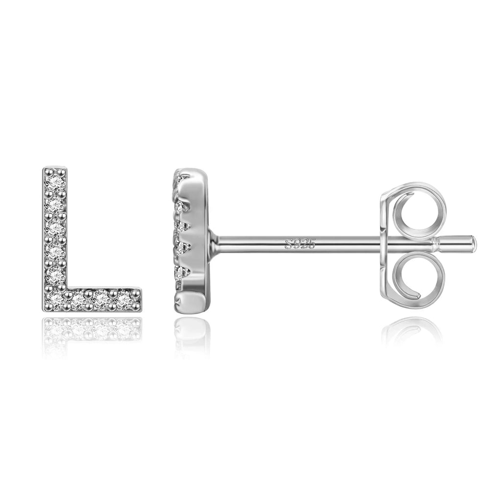 イニシャルピアス シルバー l