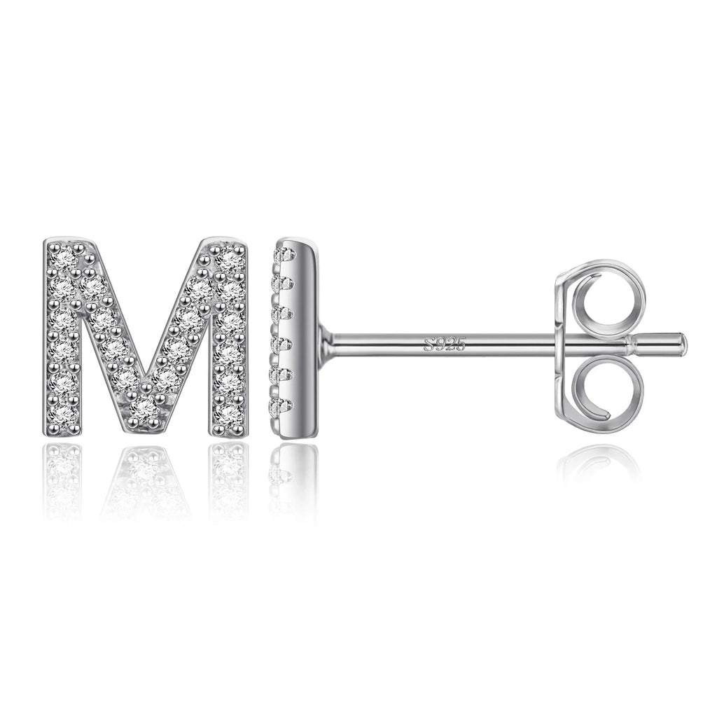 イニシャルピアス シルバー m