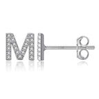 イニシャルピアス シルバー m
