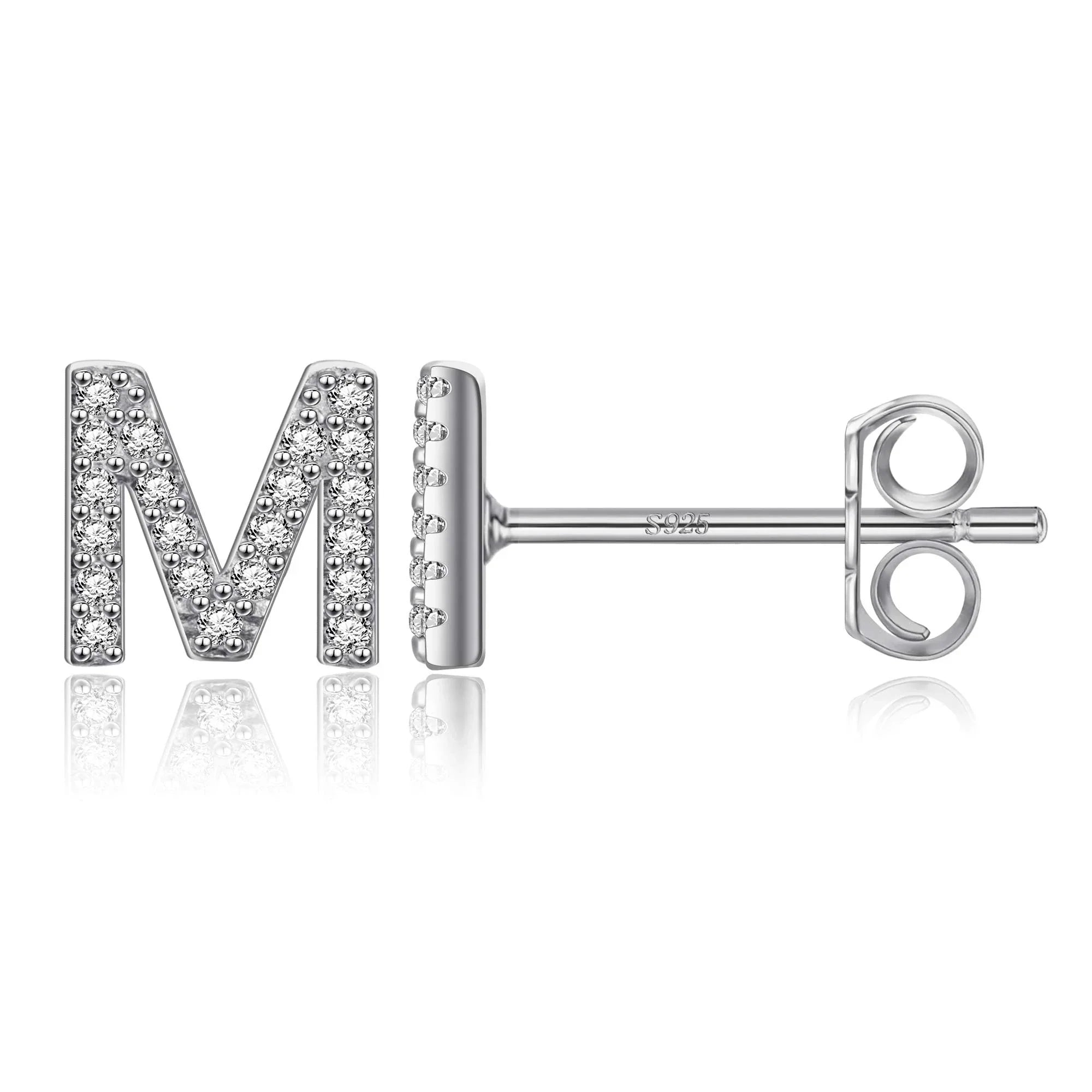 イニシャルピアス シルバー m