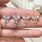 レディース向けリボンモチーフのピアス