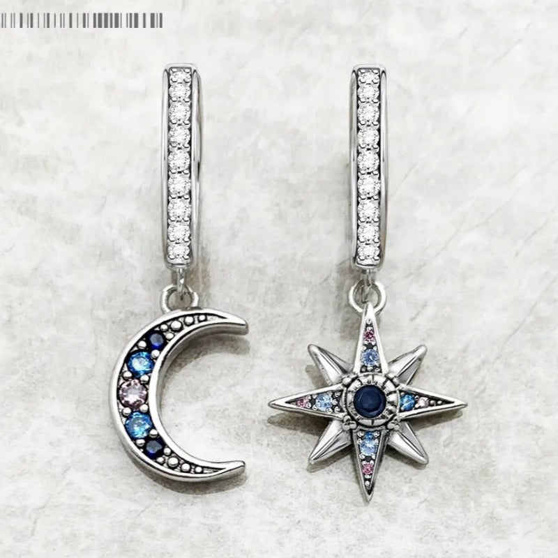 星降る夜のピアス - Exception® シルバー