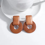Boucles d'Oreilles Pendantes de Style Bohême Effet Naturel