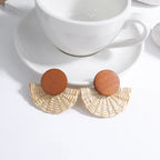 Boucles d'Oreilles Pendantes de Style Bohême Effet Naturel