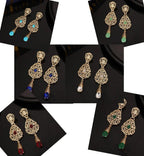 Boucles d'Oreilles Pendantes Ethniques Orientales