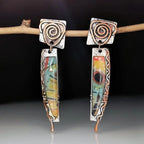 Boucles d'Oreilles Pendantes Ethniques Tribales