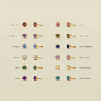 Boucles d'Oreilles Pierre de Naissance