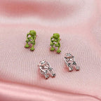レディース カエル ピアス