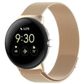 Bracelet Acier Milan Aimanté Smartwatch Google Pixel Watch 1 & 2 champagne
