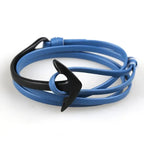 マリンアンカーのサイズ調整可能なブレスレット 