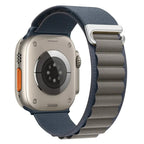 Apple Watch用スポーツループバンド グレーブルー